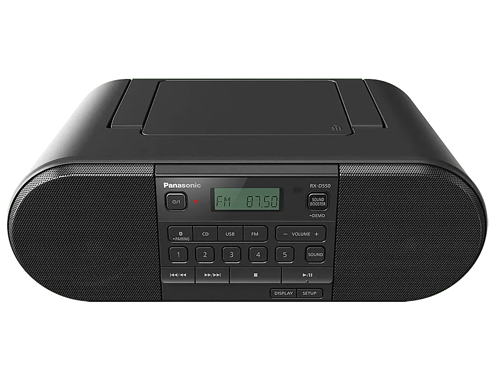 Магнітола Panasonic RX-D550GS-K чорний - фото 3