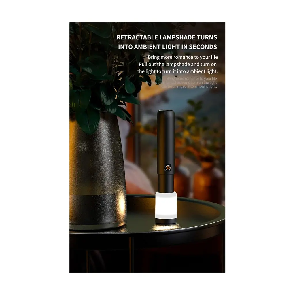 Ліхтар Xiaomi Jimihome Flashlight Black (JM-G3801) - фото 6