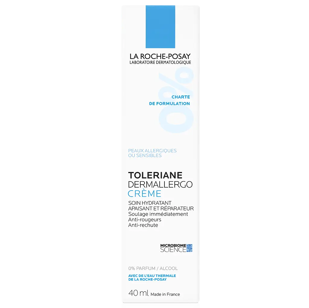Крем для лица и кожи вокруг глаз La Roche-Posay Toleriane Dermallergo Успокаивающий и увлажняющий уход для гиперчувствительной и склонной к аллергии сухой и очень сухой кожи 40 мл - фото 4