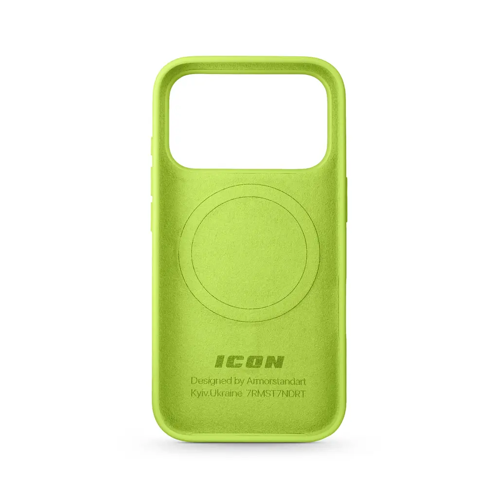 Чохол ArmorStandart ICON2 MagCase для Apple iPhone 17 Pro Neon Yellow - фото 2