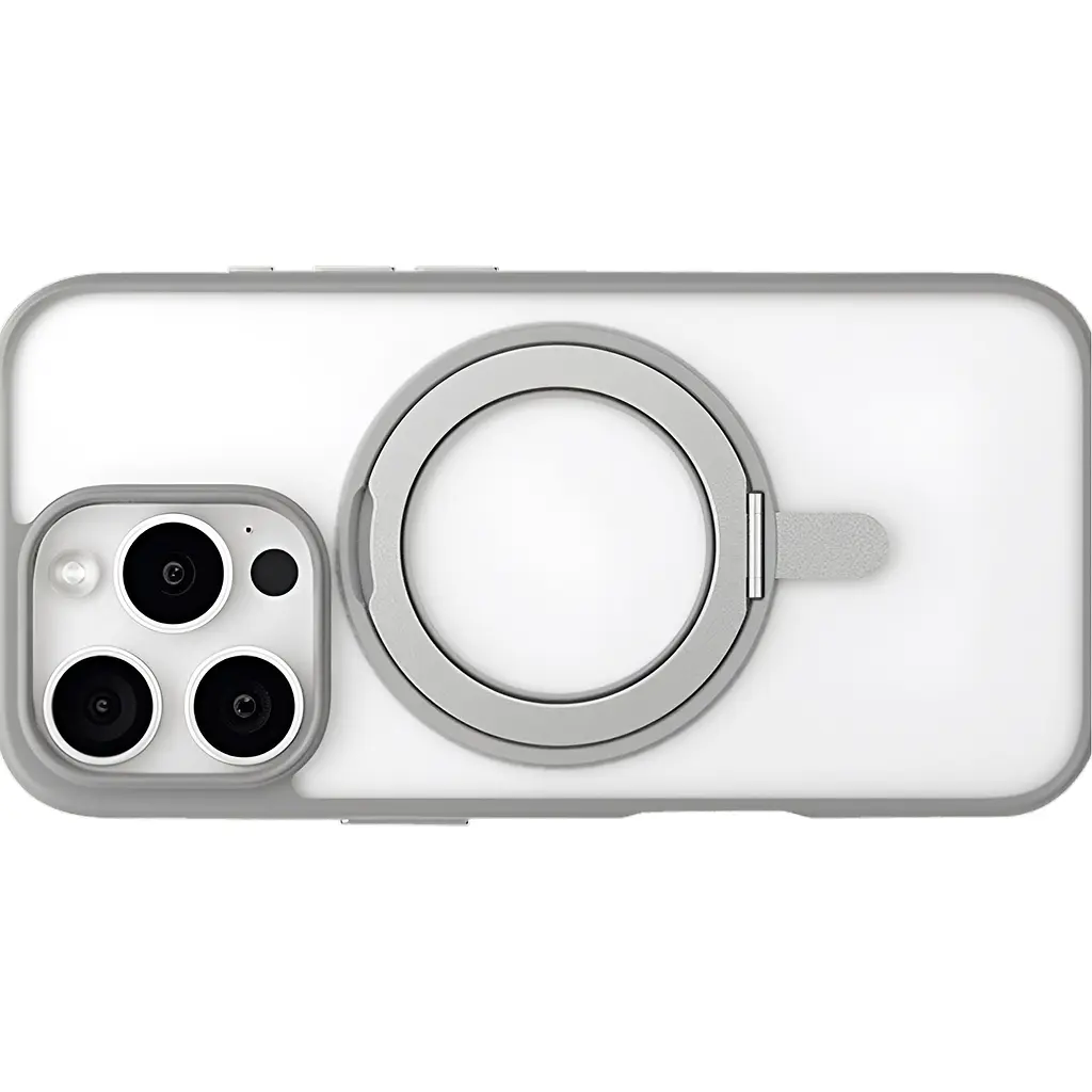Чохол Blueo Frosted Magnetic Case Rotatable Stand with MagSafe для Apple iPhone 16 Pro Max Grey (BL037-I16PMGRY) [115140] - фото 2