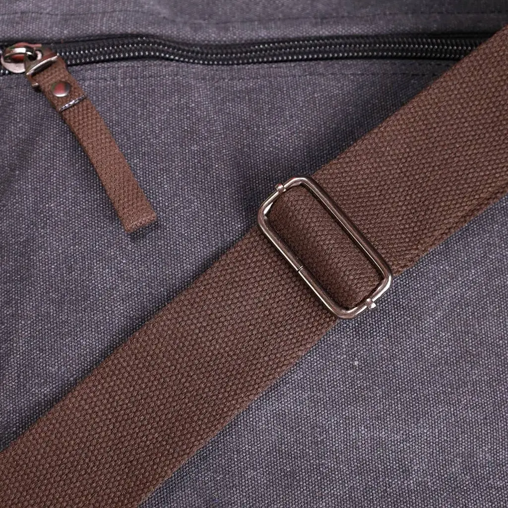 Сумка через плече для ноутбука 13" із щільного текстилю Vintage 22200 чорний - фото 9
