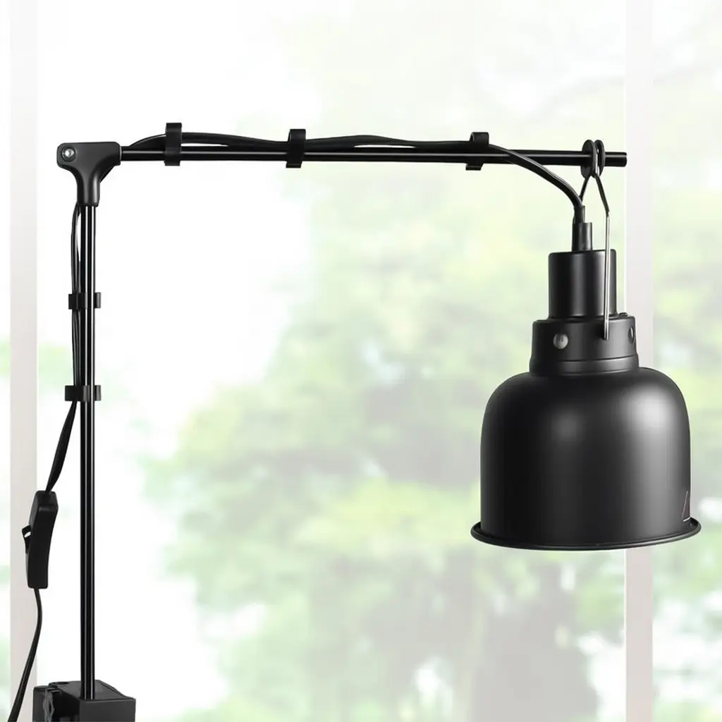 Тримач для ламп Repti-Zoo Dual Light Bracket LH023D подвійний кронштейн для тераріуму 360° - фото 9