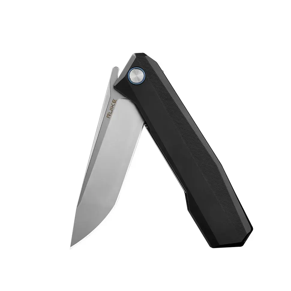 Ніж складаний туристичний Ruike P166-AB, (9.2 см) 14C28N / Aluminum чорний - фото 6