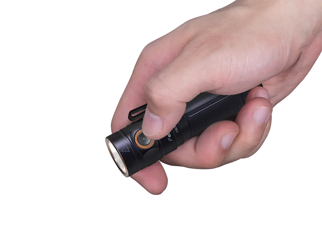 Ручний міні ліхтарик Fenix E30R Cree XP-L HI LED 1600лм micro USB (Чорний) - фото 4
