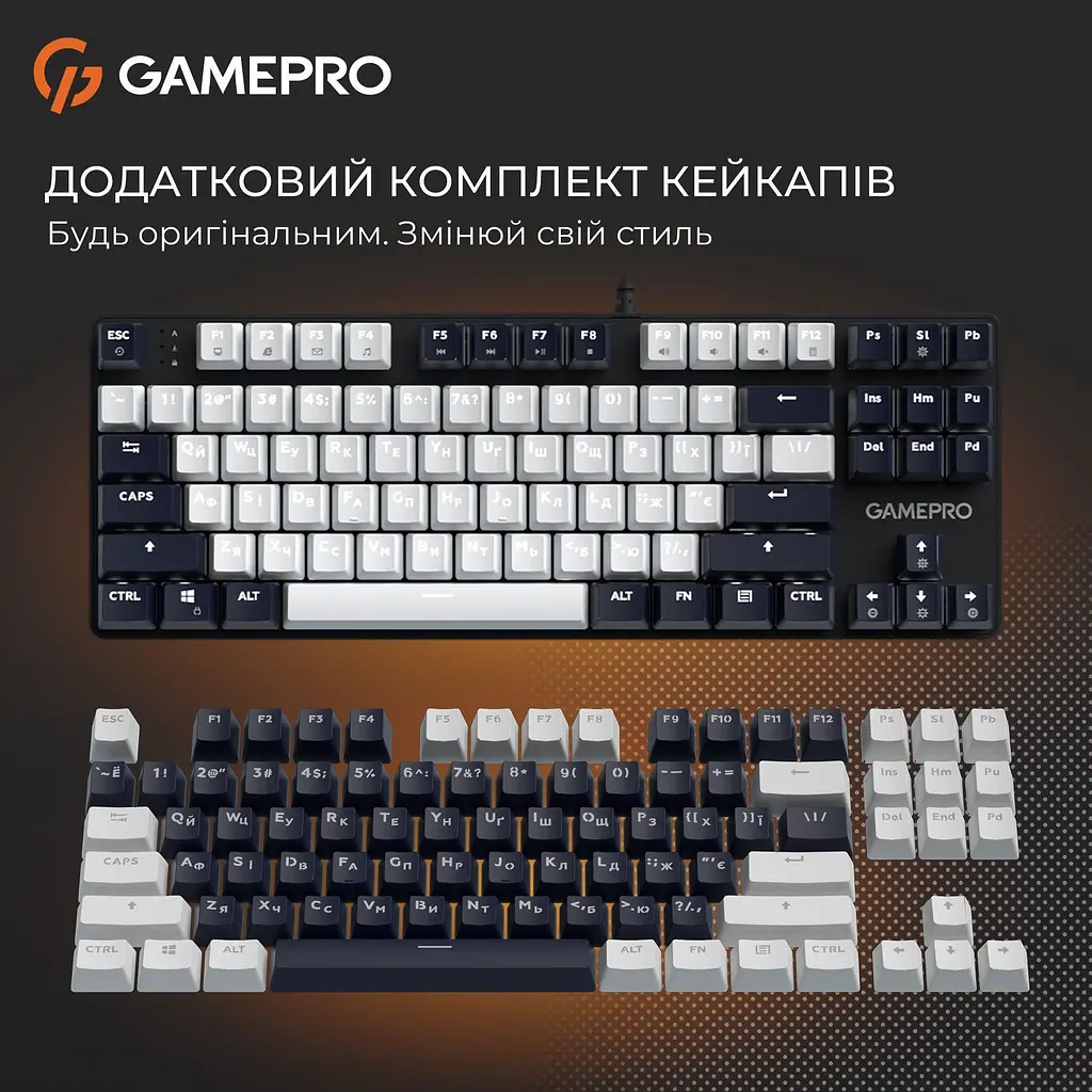 Клавіатура GamePro Genesis Metallic Outemu Red Swithes USB Black (MK110B) [152666] - фото 14