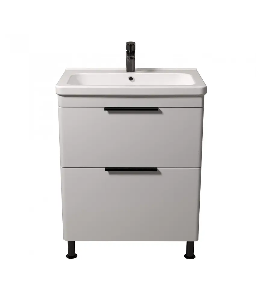 Тумба Мойдодир Freya 60 з умивальником Ipek 60 Білий - фото 8