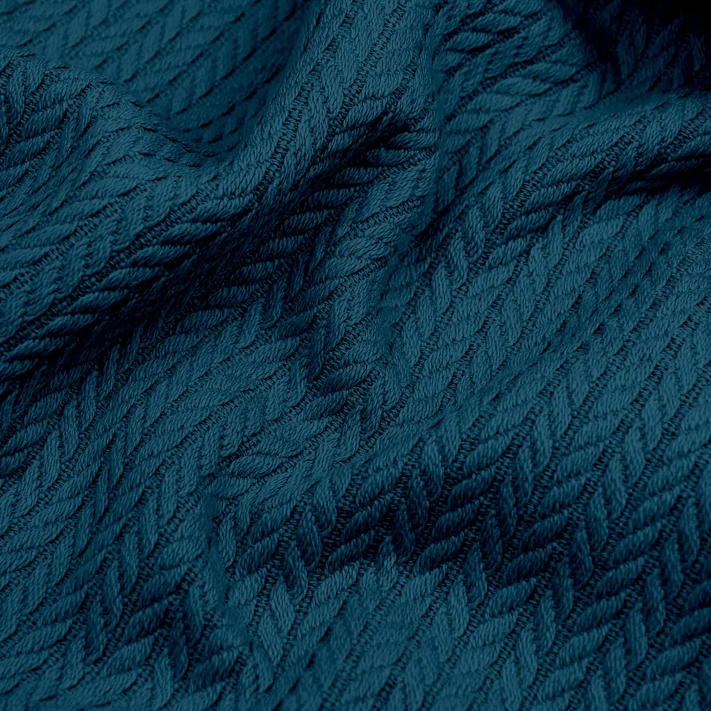 Плед покривало Cosas Ocean Knitted Braid 230х240 см косичка (Blanket_63Ocean_KnittedBraid_230x240) - фото 4