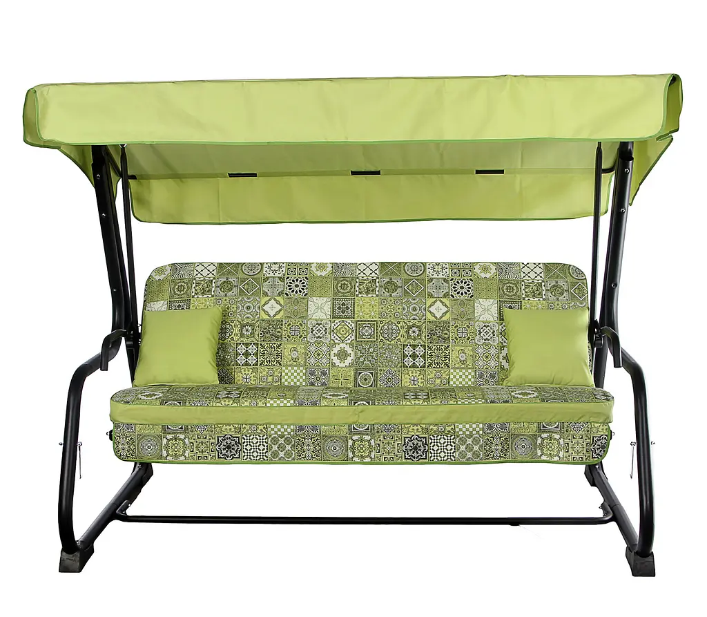 Садовая диван-качалка Ost-Fran Virginia лонета Керамика зеленая/тексилк 2417 - фото 2