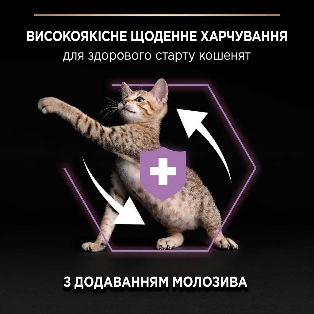 Сухой корм для котят Purina Pro Plan Kitten <1 Healthy Start с курицей 1.5 кг (12369475) - фото 5