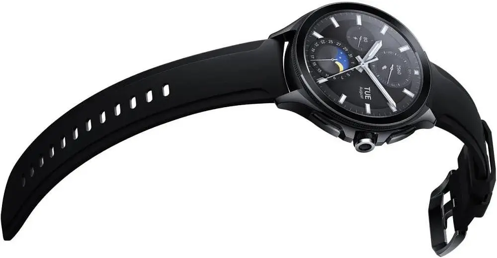 Смарт-годинник Xiaomi Watch 2 Pro Bluetooth Black Case with Black Fluororubber Strap BHR7211GL - фото 6
