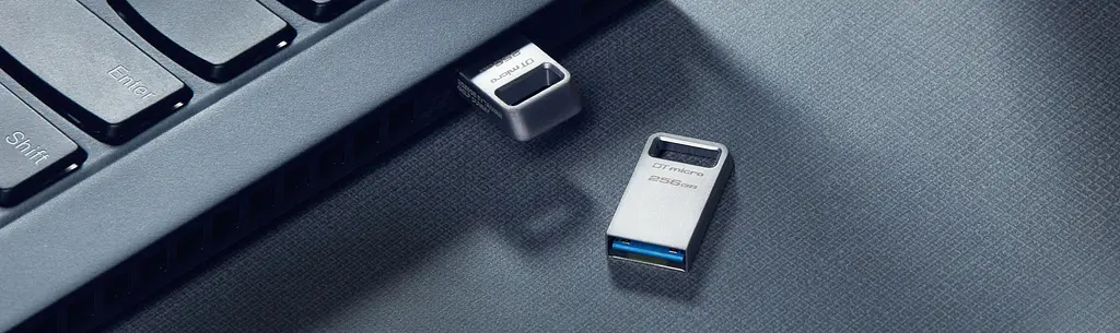 Накопитель 256GB USB 3.2 Type-A Gen1 DT Micro R200MB/s Kingston teh0013387 - фото 3
