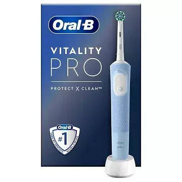 Зубна щітка BRAUN Oral-B Vitality D103.413.3 PRO Protect X Clean Vapor Blue - фото 3