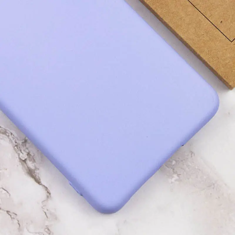 Чохол Lakshmi Silicone Cover Full Camera (AAA) для Tecno Pop 5 LTE Бузковий / Dasheen - фото 3