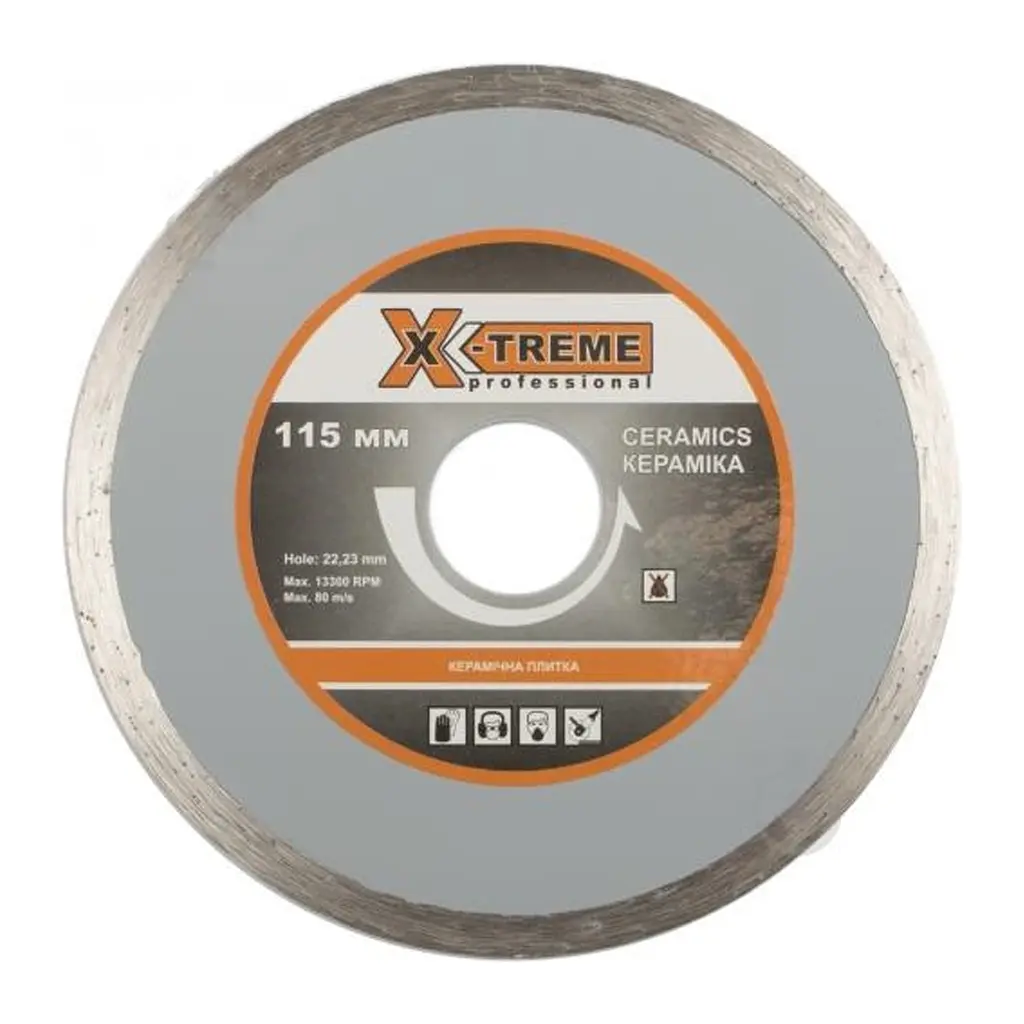 X-TREME 200x5x2.2x25.4мм Круг алмазний по плитці