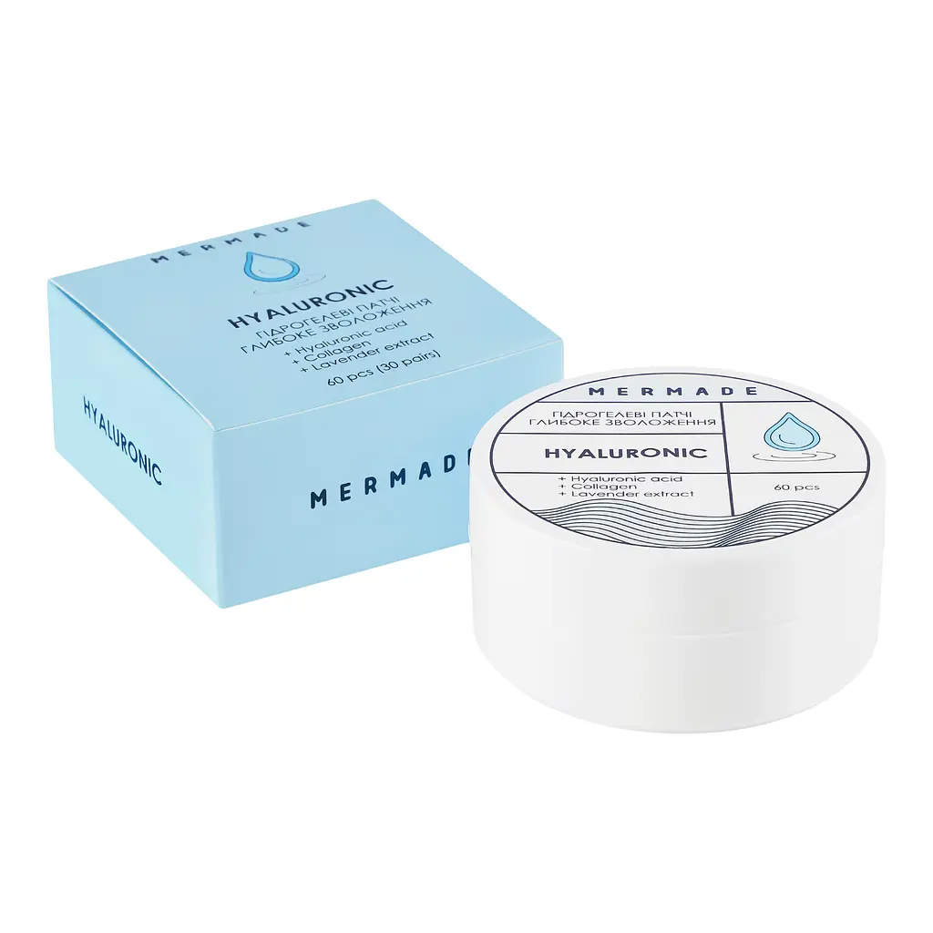 Патчі Mermade Hyaluronic, гідрогелієві, зволожуючі, 60 шт. (MRPAT001) - фото 7