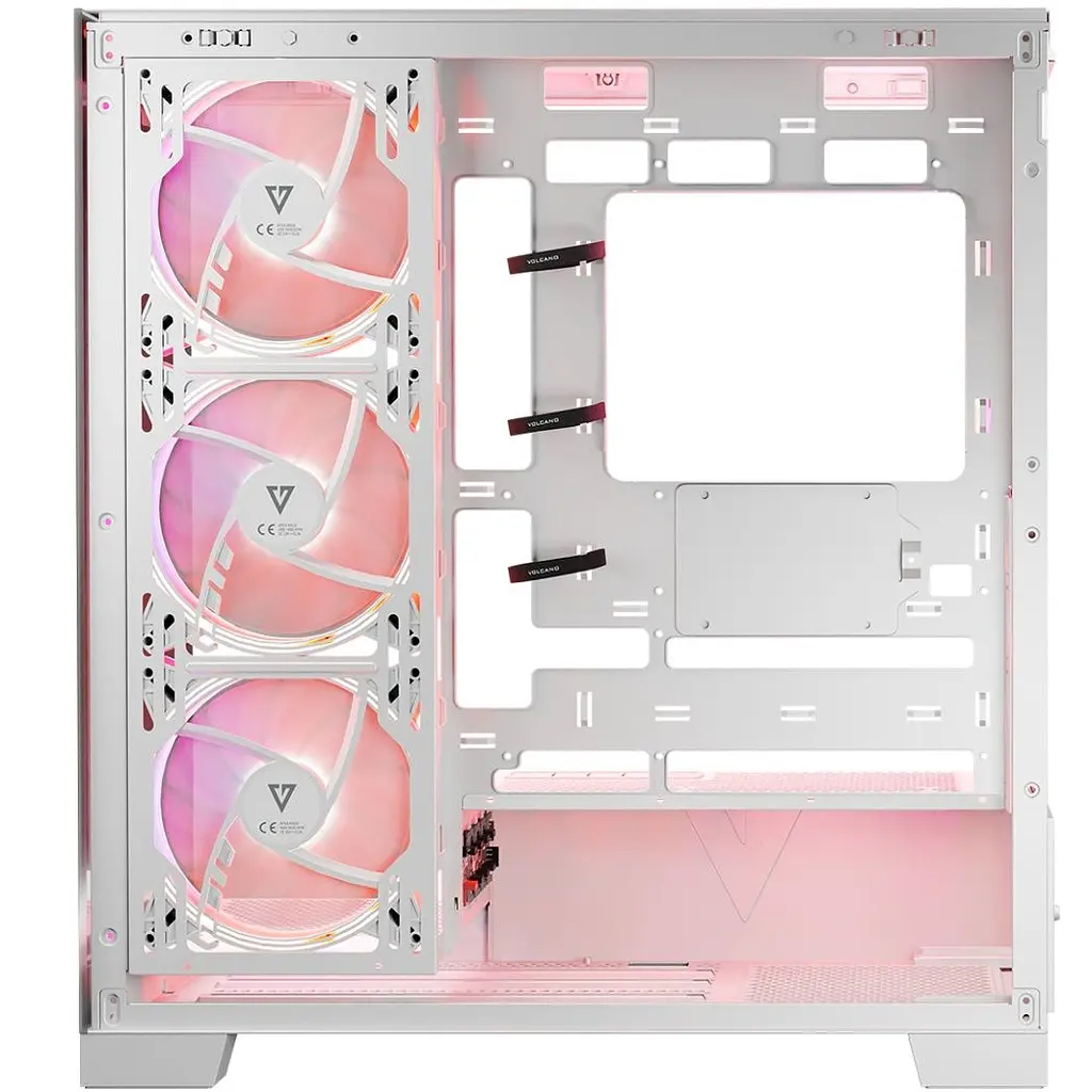 Корпус Modecom VOLCANO SPACE APEX ARGB 4x140 мм fans MIDI USB 3.0x2+TYPE-C WHITE без БЖ ATX (AT-SPACE-PG-20-000000-000) - фото 10