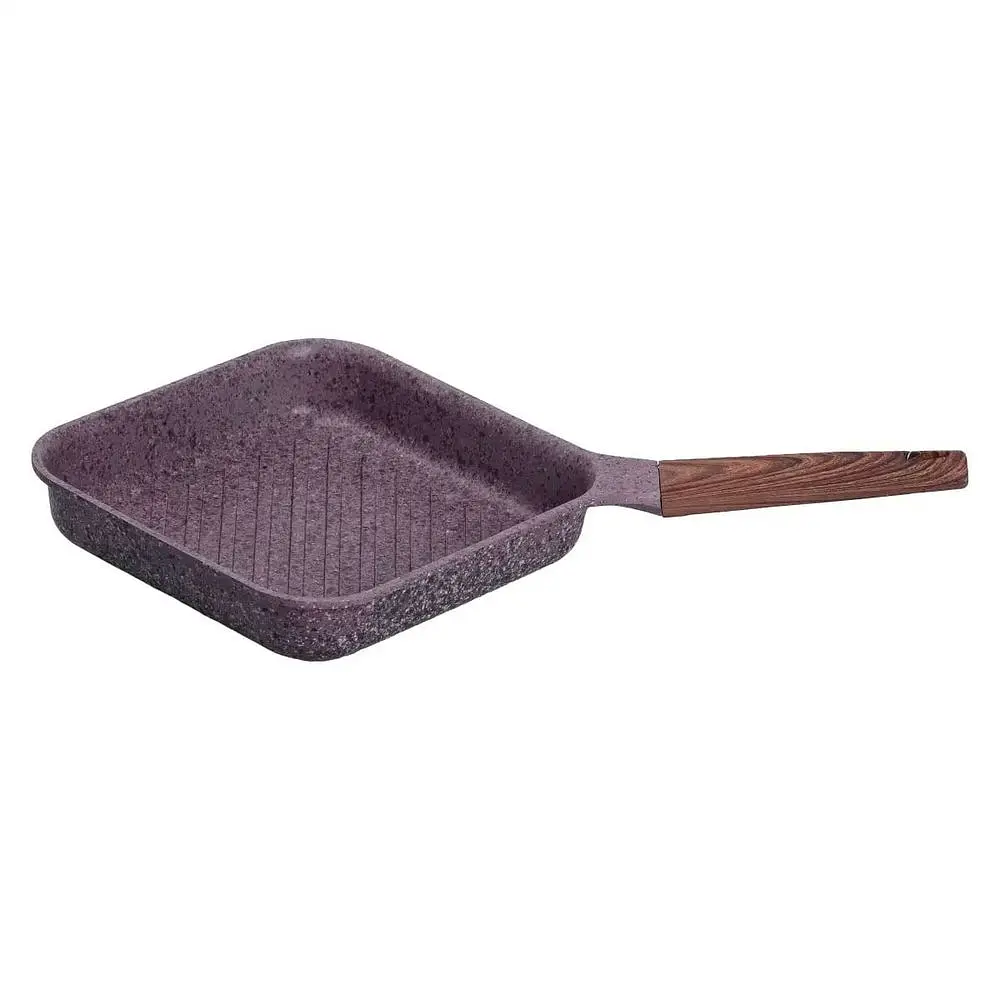 Сковорода-гриль MGC алюмінієва 2,5 л з антипригарним покриттям, фіолетовий MGC HP-4-443M - фото 3