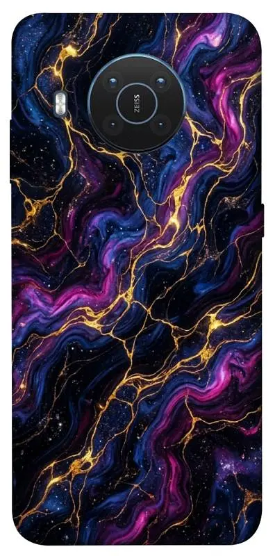 TPU чохол Demsky Purple space marble для Nokia X10 / X20