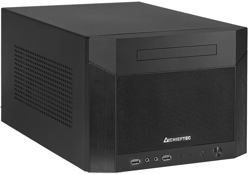 Корпус Chieftec PRO CUBE MINI CN-01B-OP miniITX, без Блок живлення, Чорний
