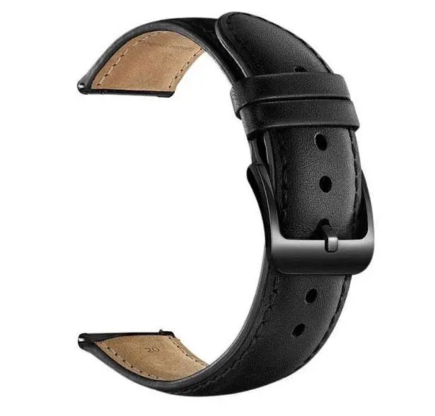 Кожаный ремешок Primo для часов Samsung Sport Gear (SM-R600) Black - фото 3