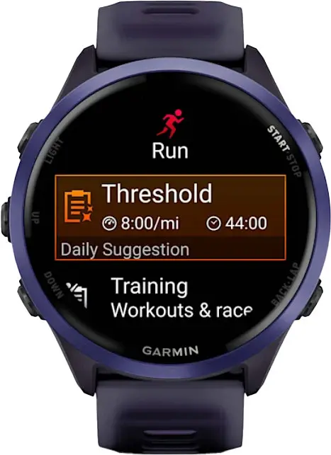 Смарт-часы Garmin Forerunner 570 47mm Indigo Aluminium w. Translucent Imperial Purple/Indigo Band (010-02971-02) - фото 4