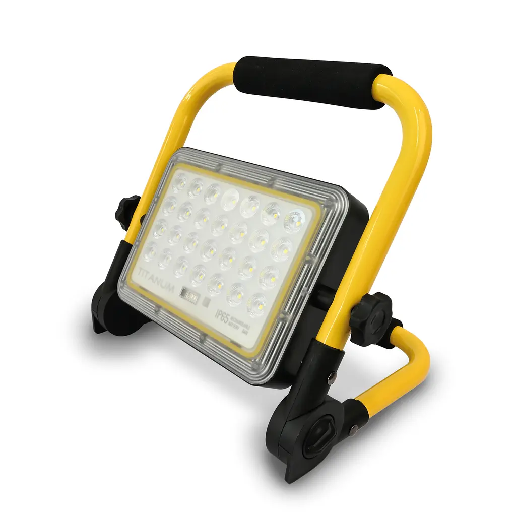 LED прожектор акумуляторний Titanum 20W 1000Lm 5000K (27549-000) - фото 6