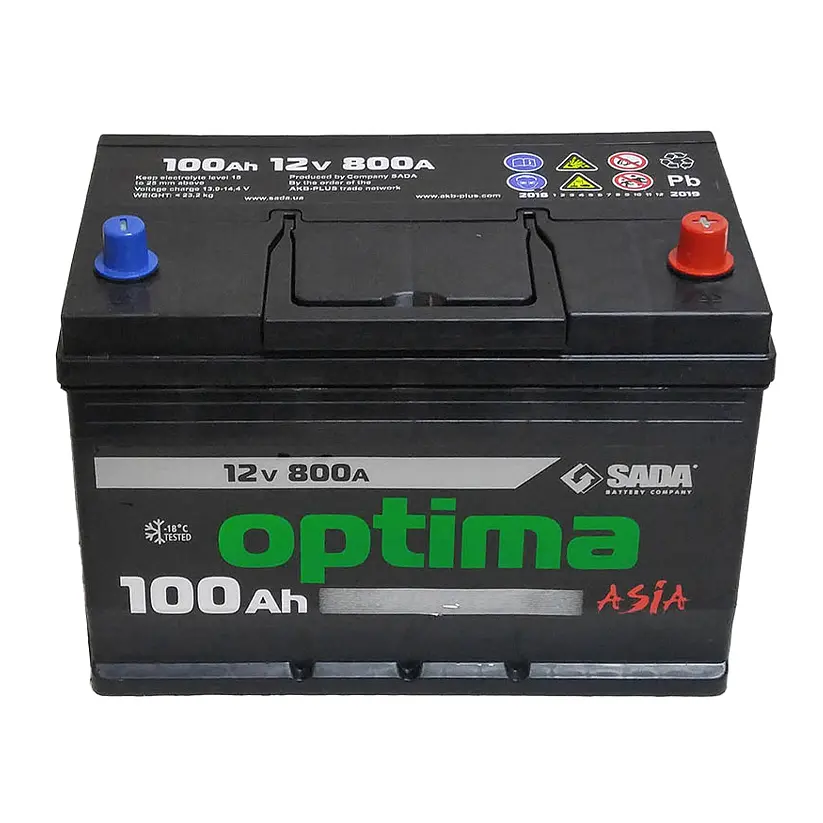 Автомобильный аккумулятор Optima Asia 6СТ-100 (-/+) Евро  12В 100Ач 800А - фото 2