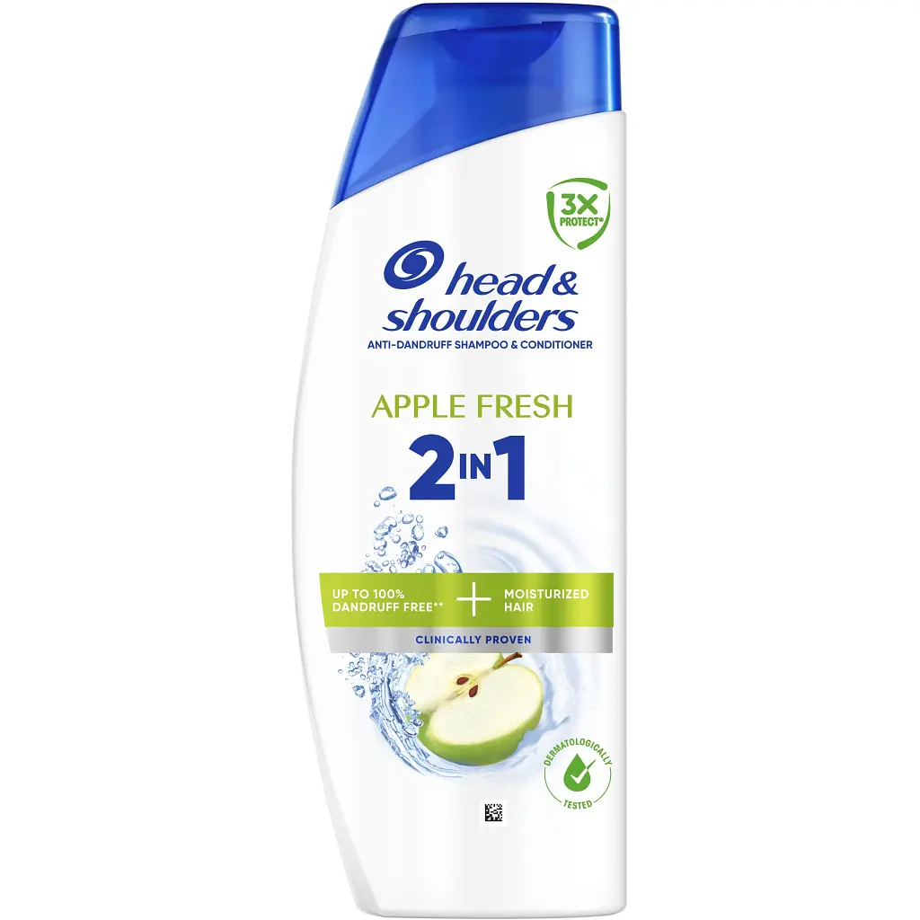 Шампунь Head & Shoulders 2 в 1 Проти лупи Яблучна свіжість 400 мл (8006530315449)
