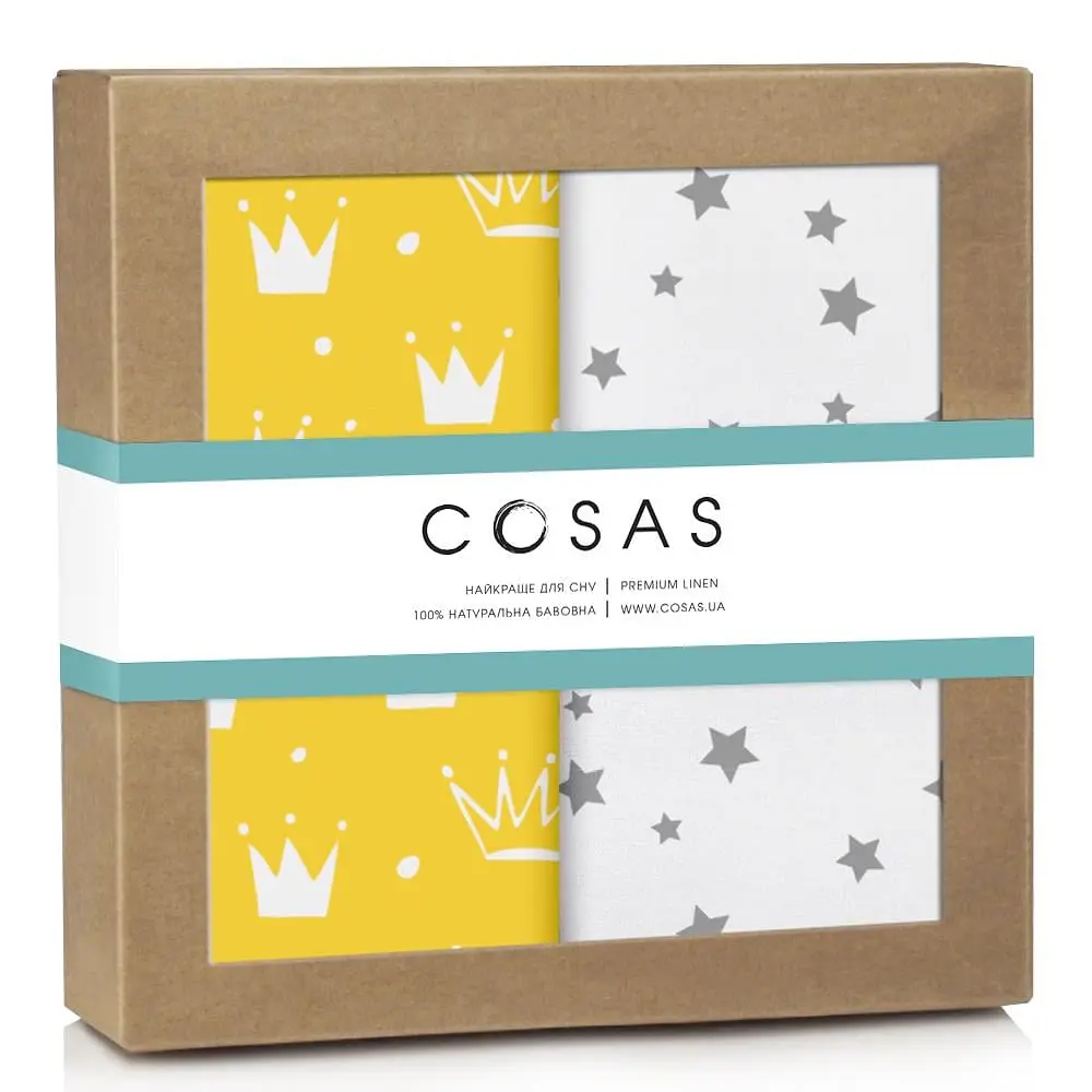 Багаторазові пелюшки дитячі Y&G CROWN 2шт COSAS (4822052086643)