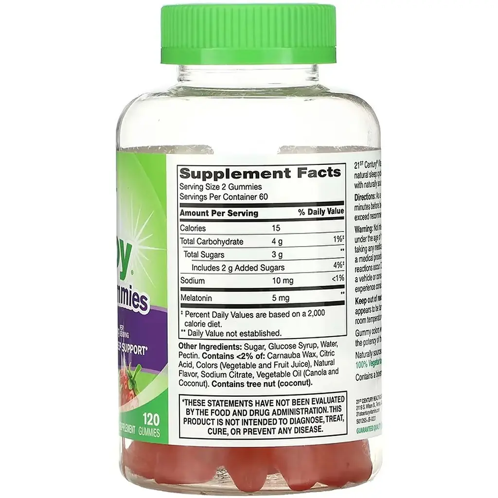 Дієтична добавка VitaJoy Melatonin 5 мг 120 gummies - фото 2