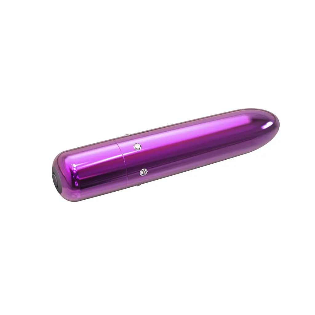 Віброкуль PowerBullet - Pretty Point Rechargeable Purple, 10х1.9 см (фіолетовий) - фото 2
