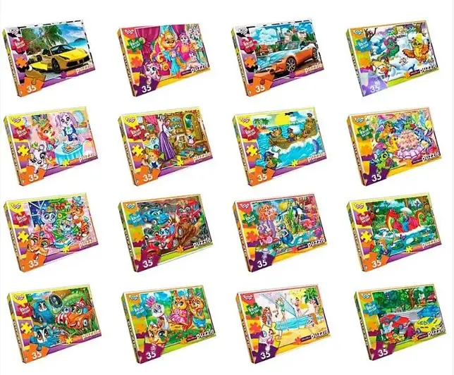 Пазлы мягкие Danko Toys, 35 элементов, S35-09 (в ассортименте) - фото 2