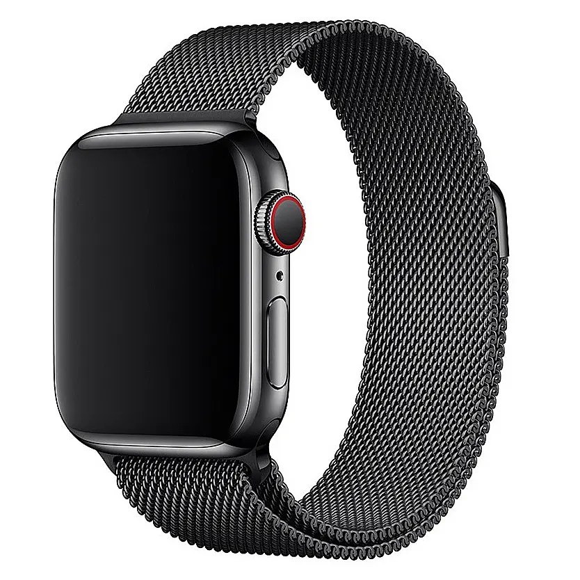 Ремінець Milanese Loop Strap для Apple Watch 38/40mm Dark Grey - фото 2