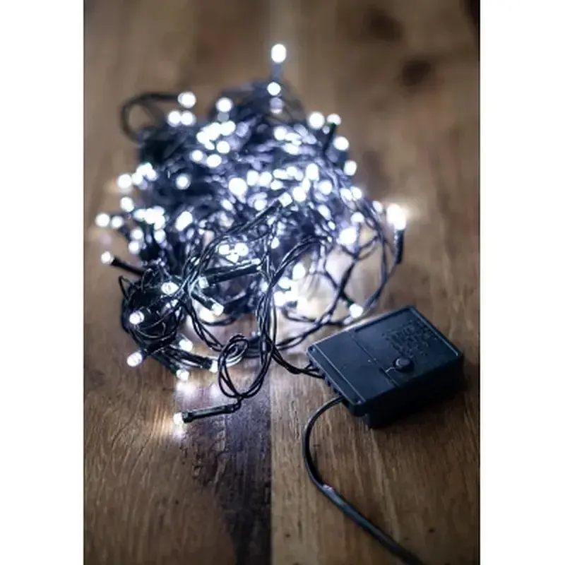 Гірлянда BPNY White 160 LED, 10М, 8 функцій, 220V, 9.6W (102950) - фото 3