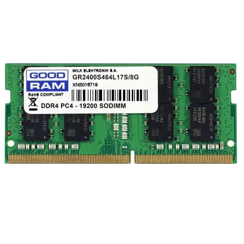 Оперативна пам'ять GoodRam 16GB SODIMM DDR4 2666MHz (GR2666S464L19/16G)