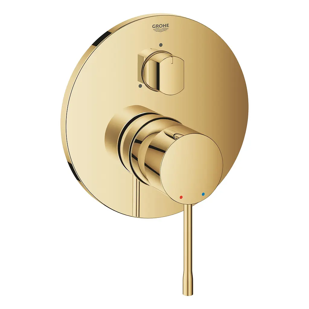 Змішувач прихованого монтажу з перемикачем на 3 положення Grohe Essence 24092GL1, Золотий