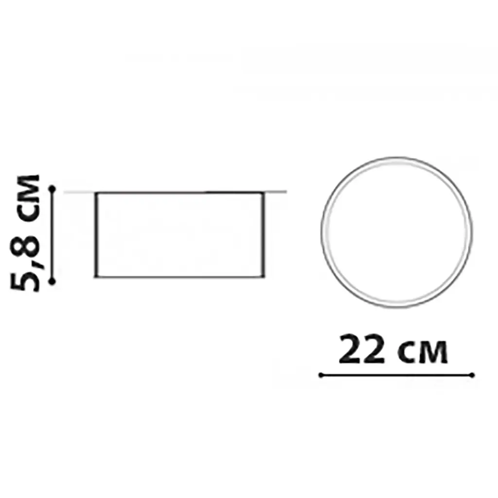 Накладний світильник Friendlylight Mono R22 LED 20W FL2024 - фото 5
