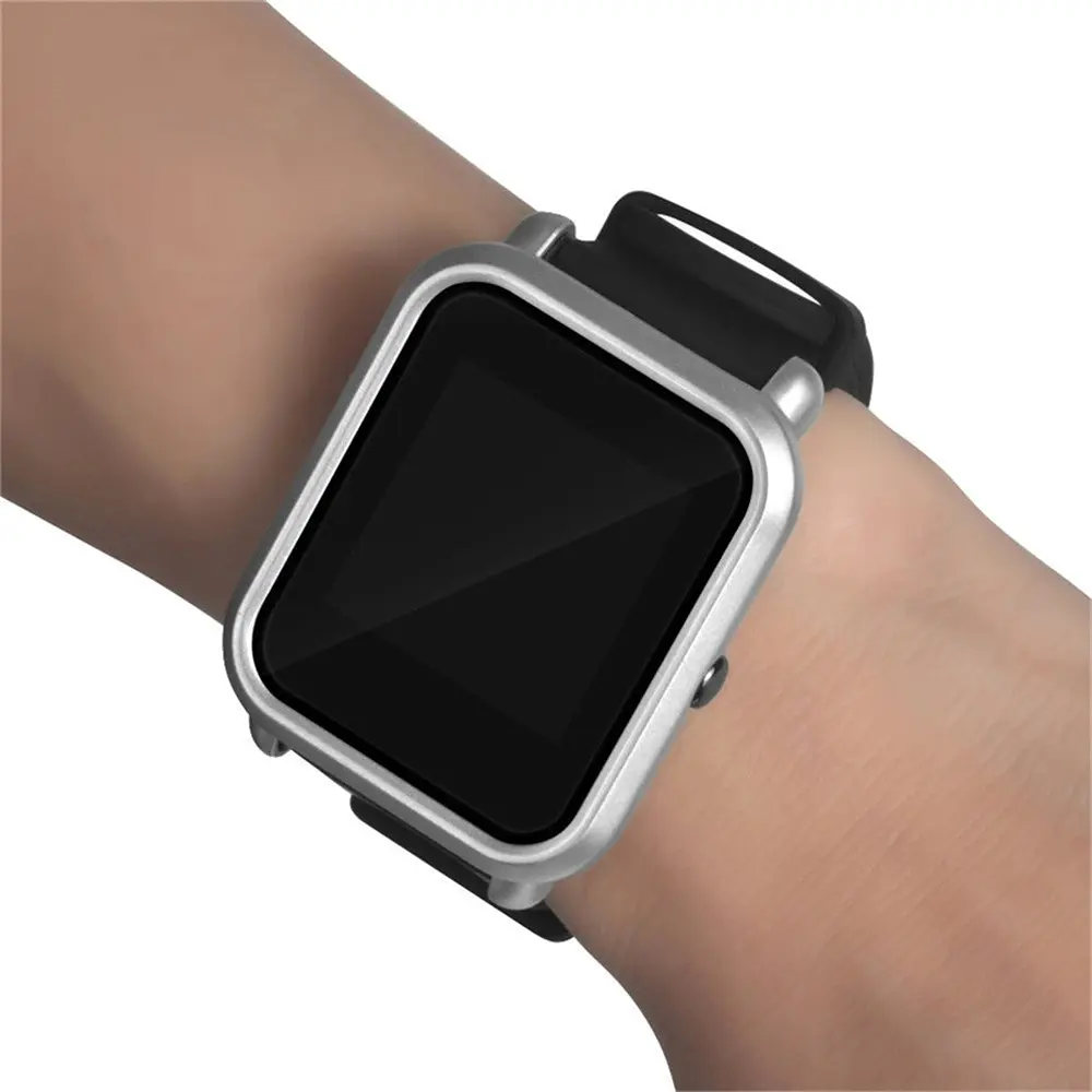 Захисний бампер Tamister для смартгодинника Amazfit Bip / Bip Lite сріблястий - фото 3