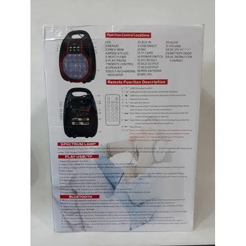 Радіоприймач Golon RX 820 BT USB Bluetooth + караоке - фото 6