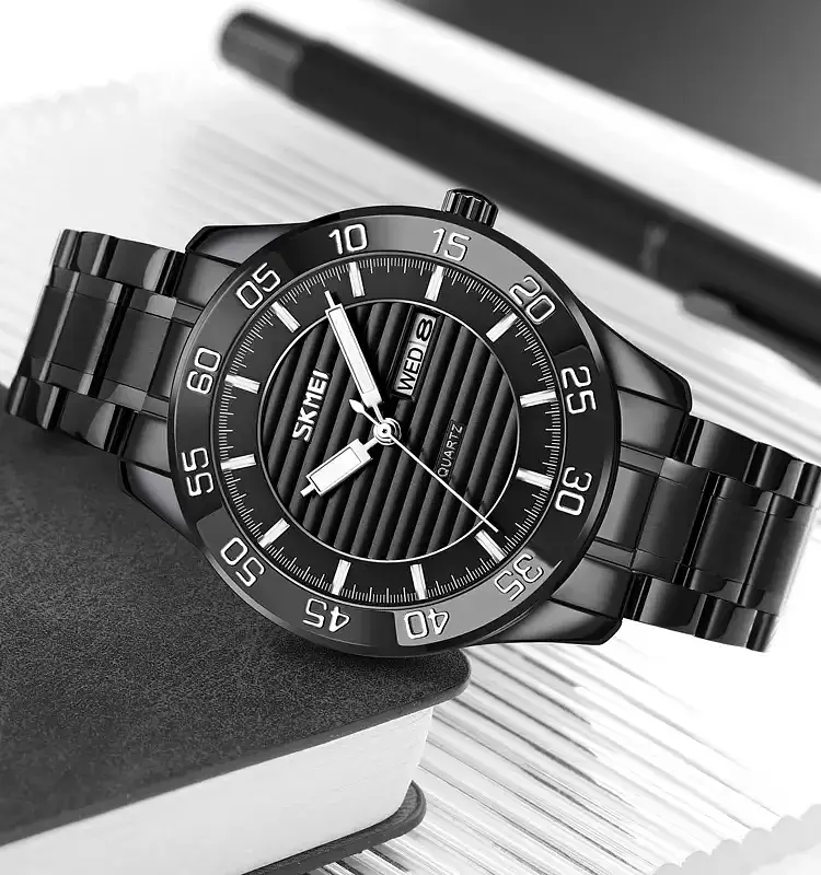 Часы наручные Skmei 9293 Black Black, 9293BKBK (18376) - фото 3