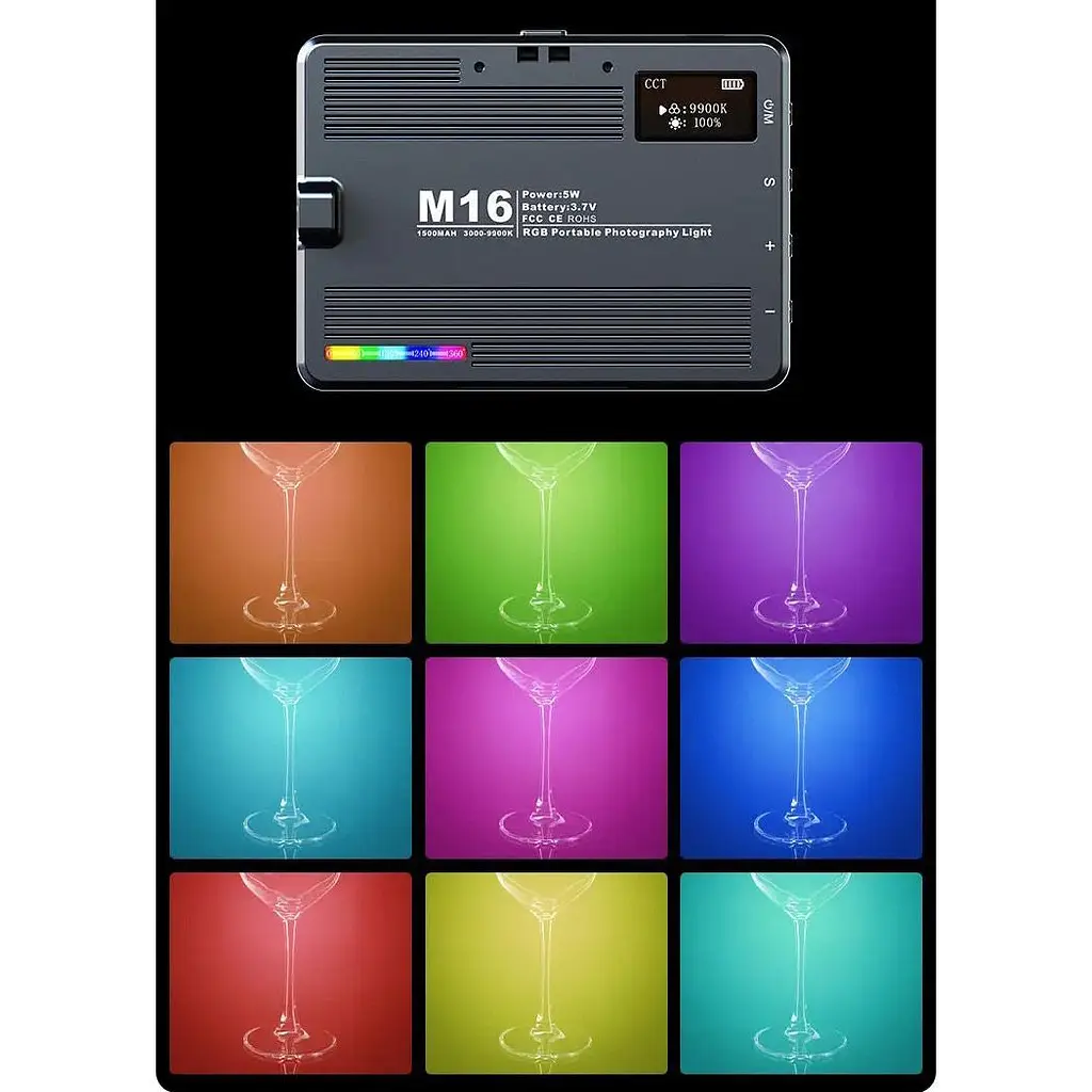 Накамерный свет DK M16 LED RGB [129244] - фото 6