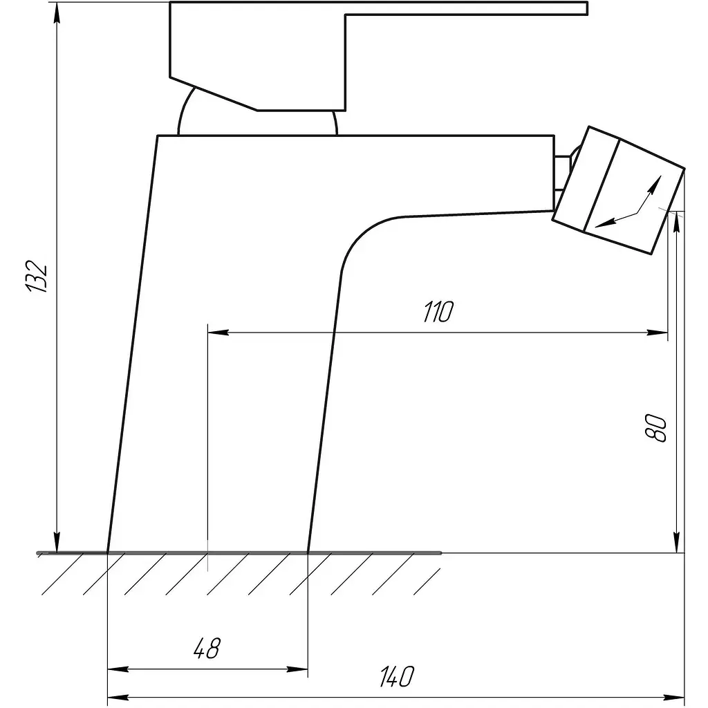 Змішувач для біде Globus Lux Milano GLM-0106 (14938) - фото 4