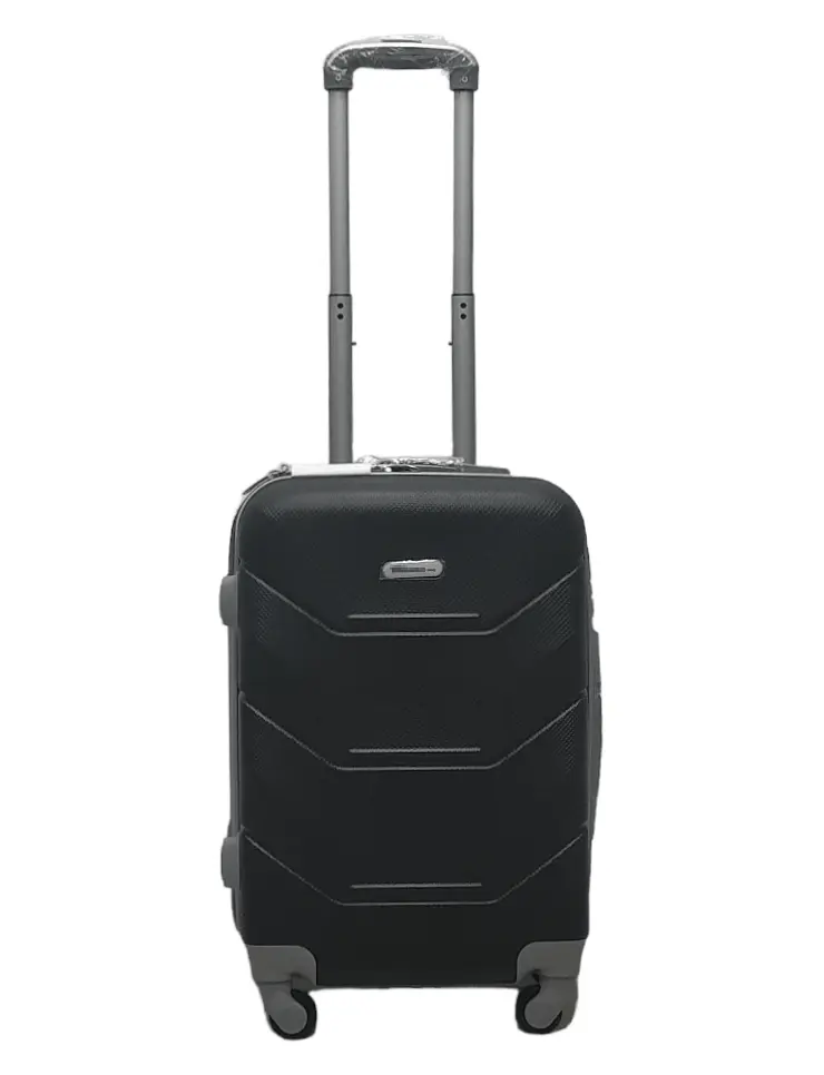 Валіза маленька S ABS-пластик Milano bag 147M 55×38×23см 45л Чорний - фото 3