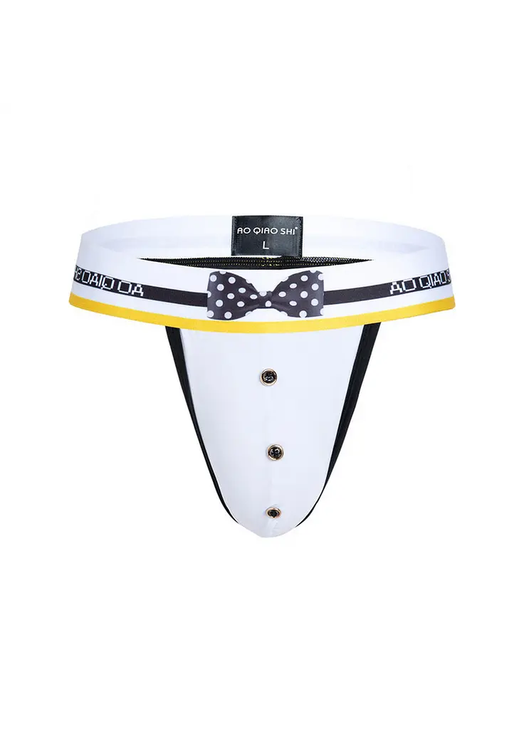 Чоловічі труси стрінги "Метелик" XL-XXL Білий - фото 2