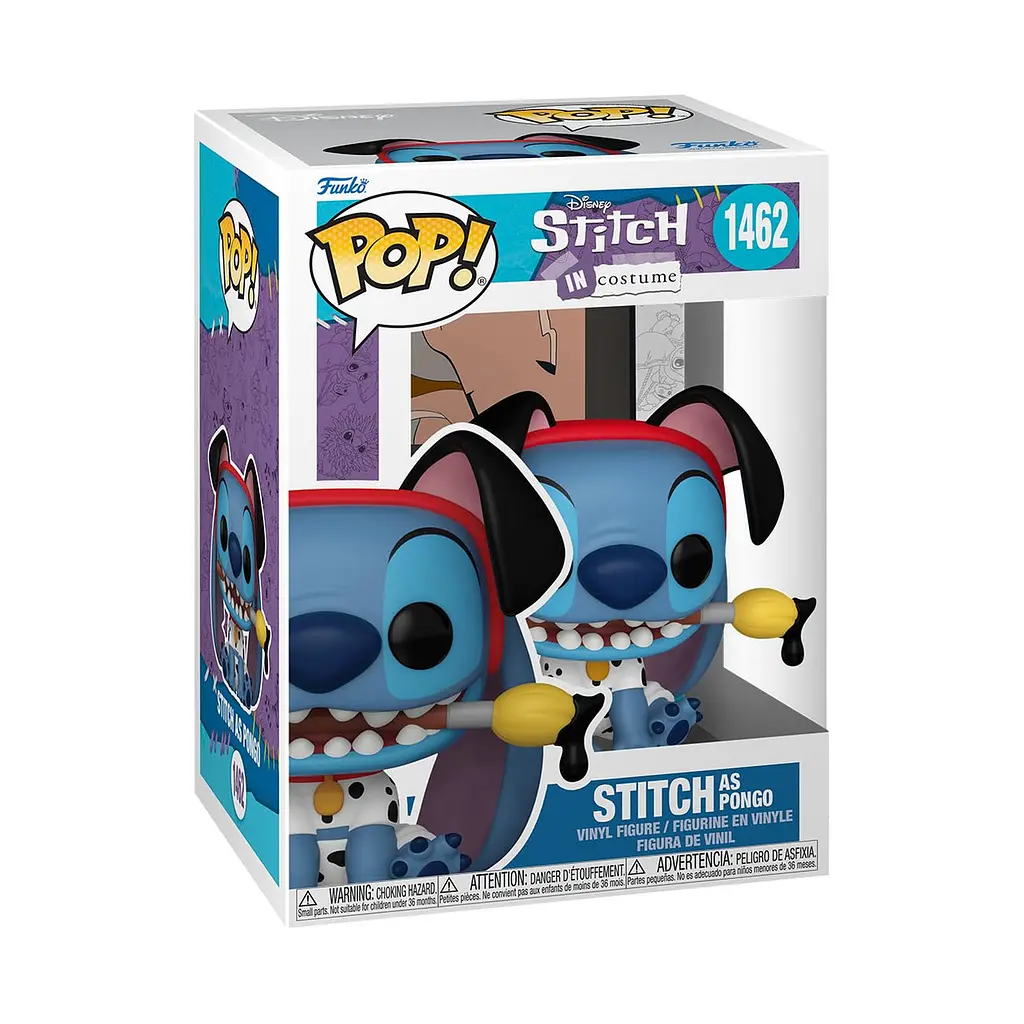 Фигурка Funko Pop Лило и Стич Lilo and Stitch Dalmatians Pongo 10 см FP LS S 1462 - фото 3