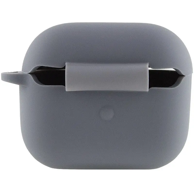 Силіконовий футляр для навушників AirPods 3 Сірий / Dark Gray - фото 3