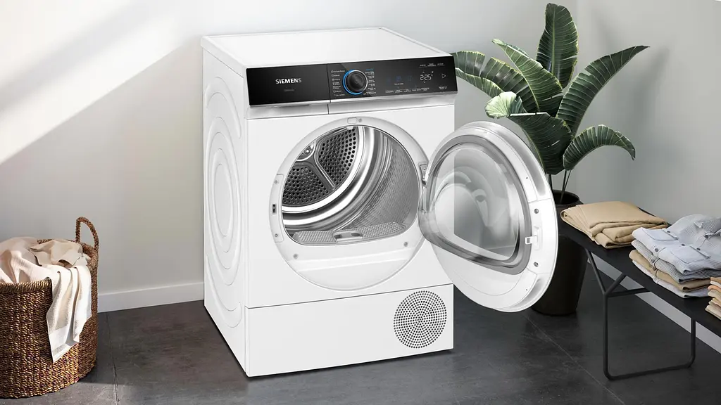 Siemens Сушильная машина тепловой насос, 8кг, A++, 60см, дисплей, белый - фото 3