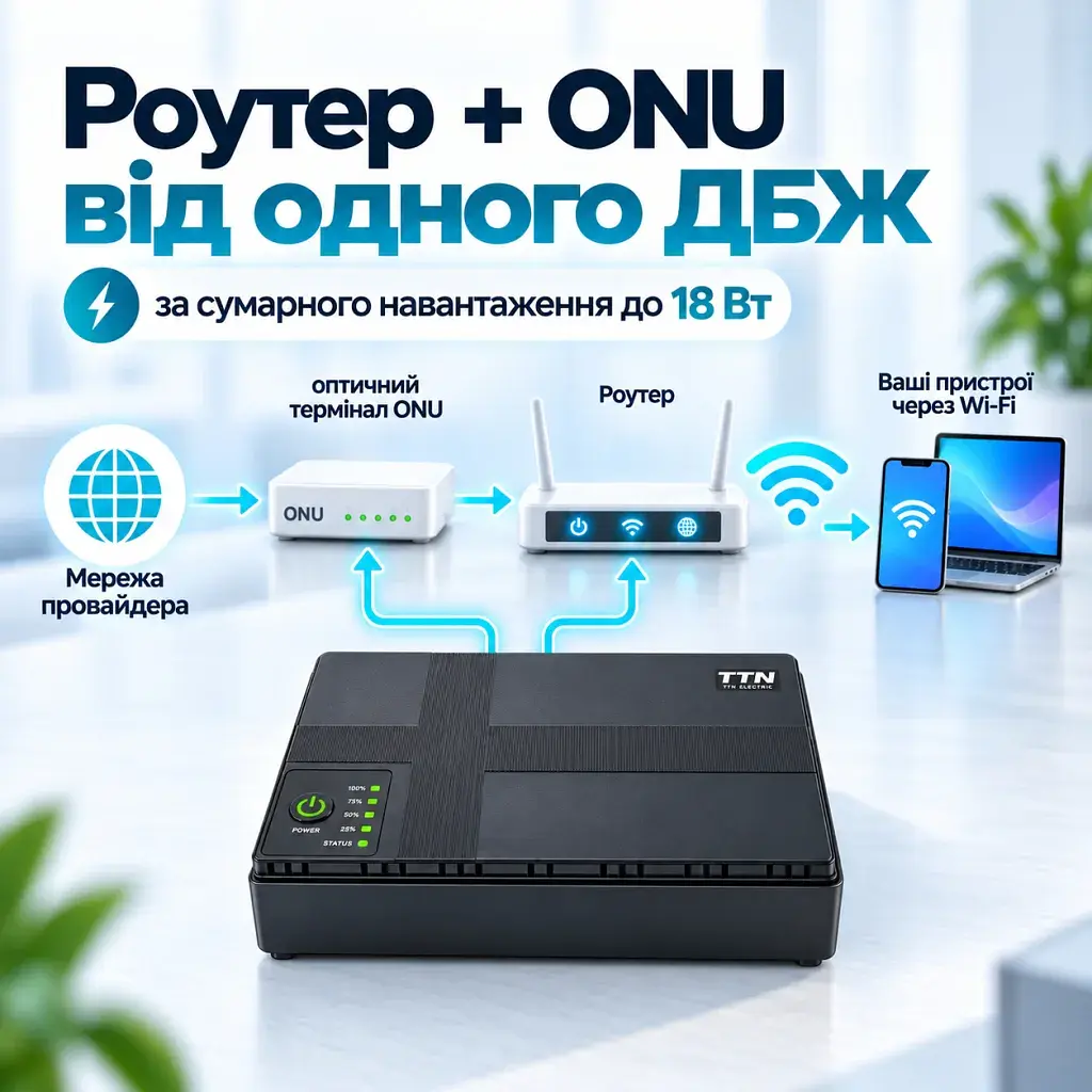 Пристрій безперебійного живлення TTN DC-1018P 18W 12000mAh (DC-1018P_12000) - фото 4