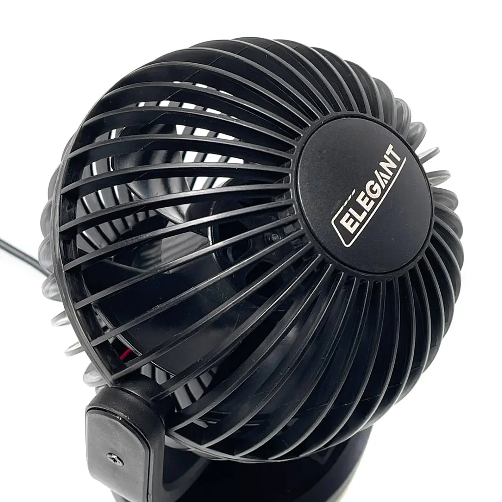 Автомобільний вентилятор Elegant 12V на підставці Ø11 см (EL 101 553) - фото 3